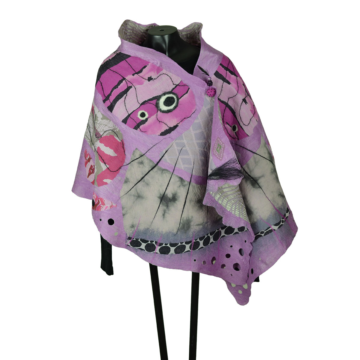 reversible side is silver geo print price $275