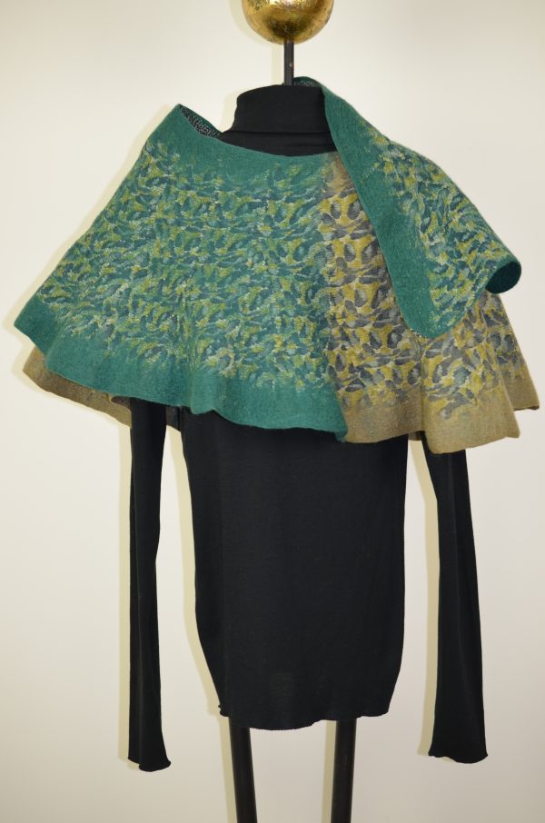 teal/olive wrap