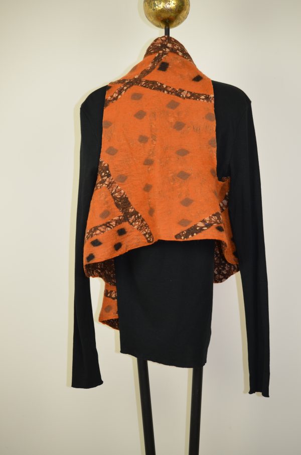 brown/orange vest - Image 2