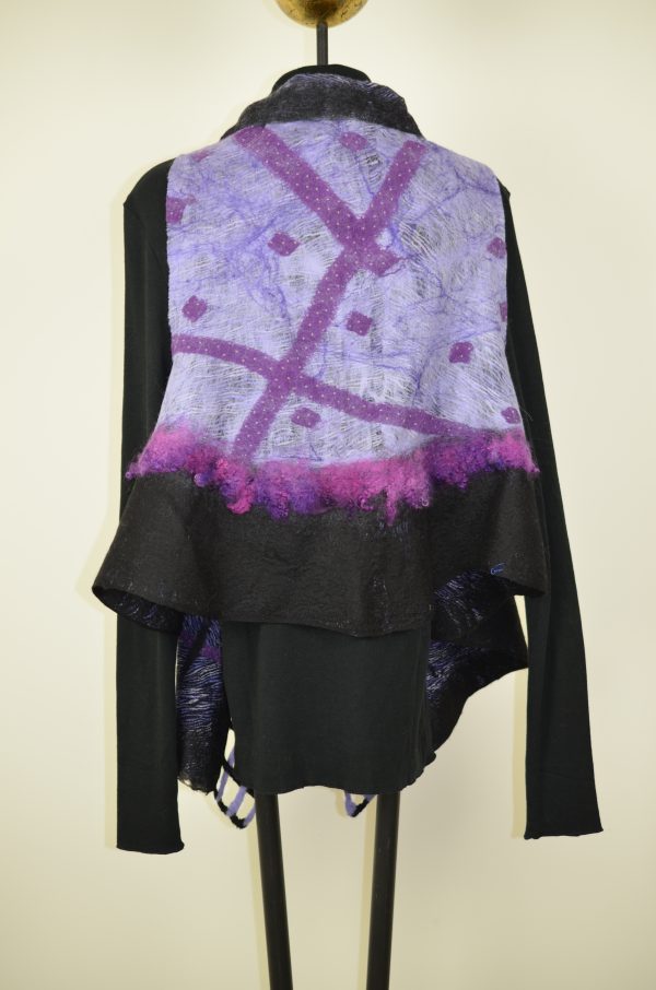 lilac/magenta vest - Image 2