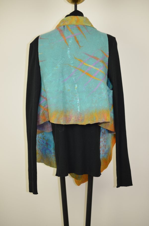 turquoise vest - Image 2