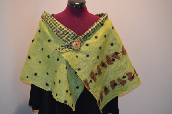 green/brown wrap