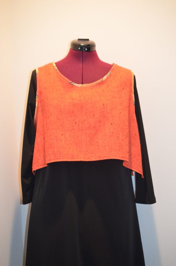 short orange tunic